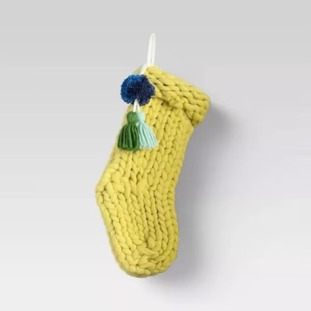 Opalhouse Chunky Knit Stocking with Tassels